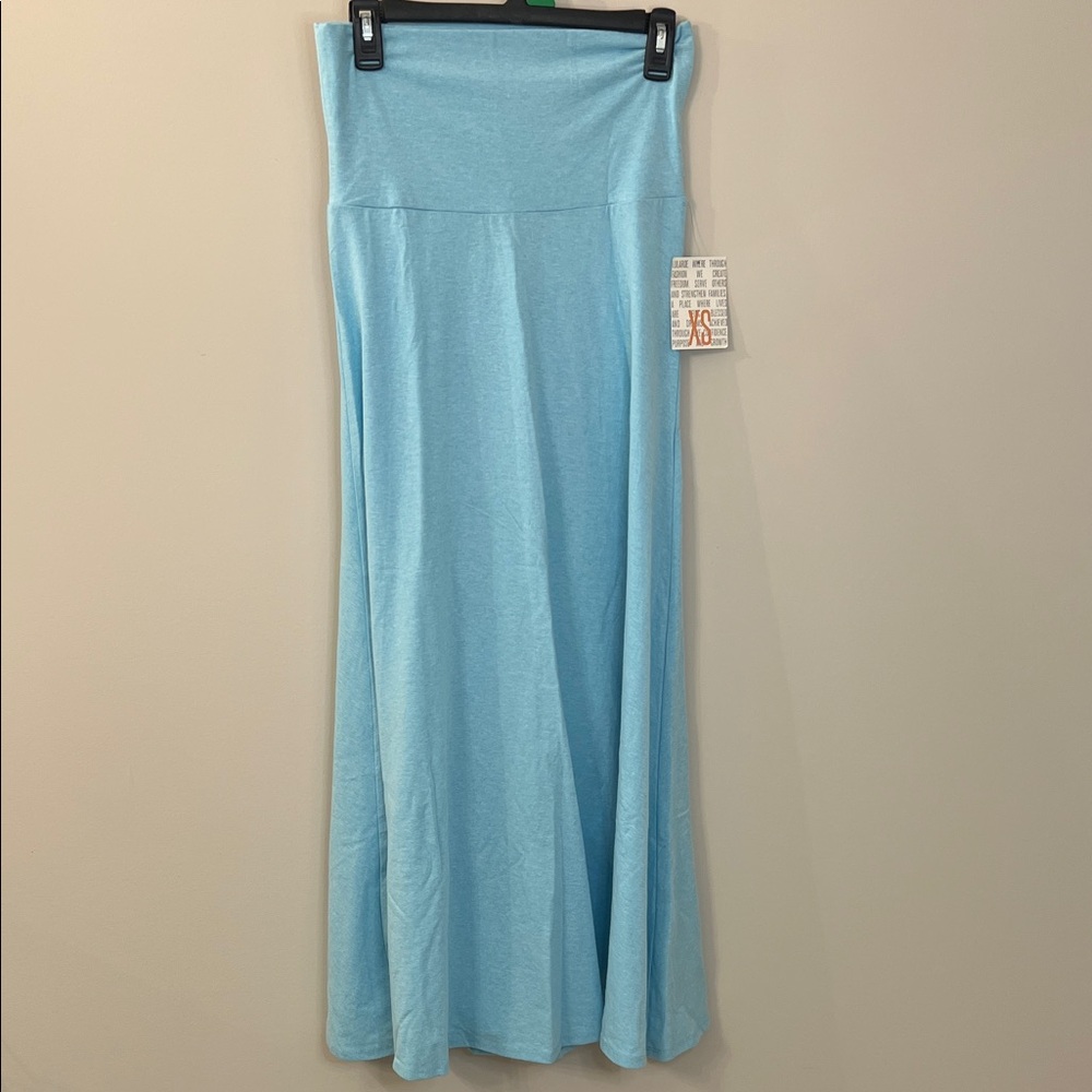LuLaRoe Light Blue Maxi Skirt